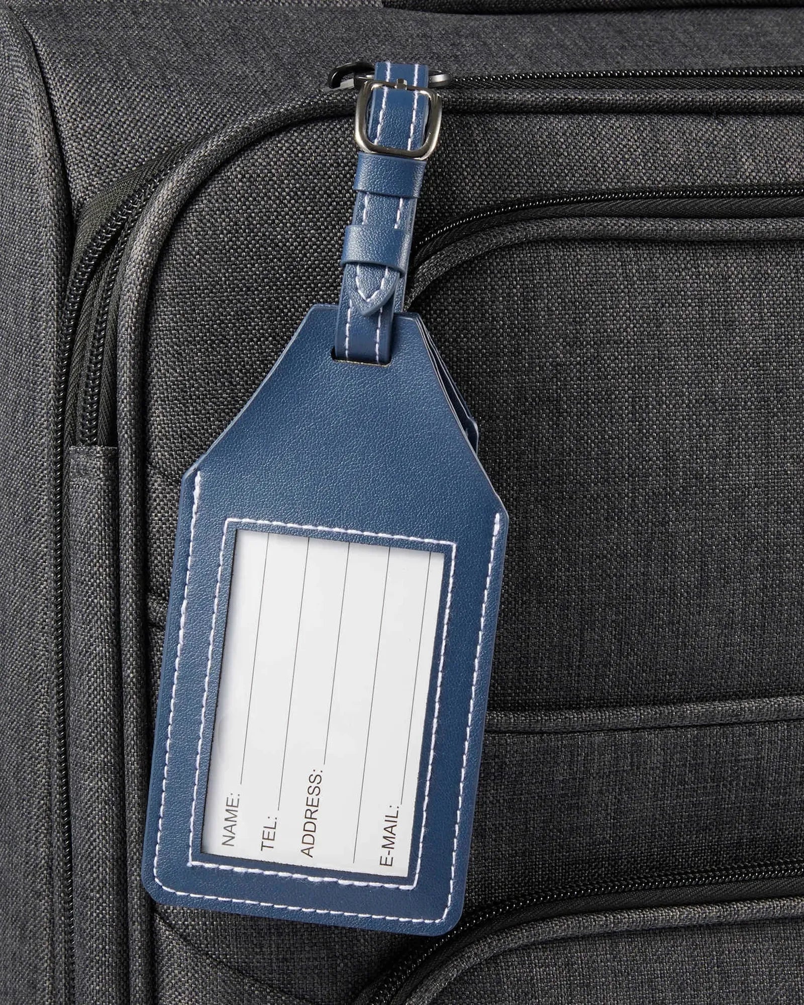 Custom RPET luggage tag with AirTag holder - 7